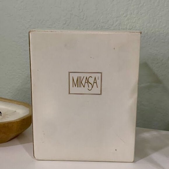 VTG~ Mikasa Crystal GOLDEN TIARA Set of 4 w/ Box 🥂🥂 1 of 2 - - Picture 5 of 7
